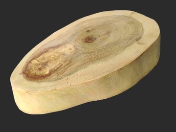 Сухие ломтики, ломтик дерева, лакированный диск, полированная подставка для торта!