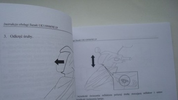 SUZUKI UK 110NM Руководство пользователя на польском языке Suzuki Address UK110 NM/NE 2019