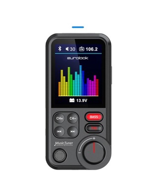 Transmiter FM Bluetooth Ładowarka USB AUX BASS SD