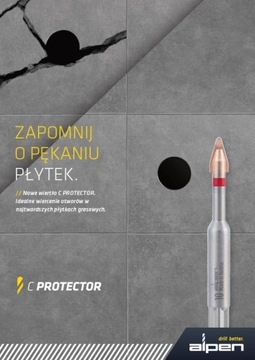 Сверло по стеклокерамограниту, керамической плитке, 6 мм Alpen C Protector