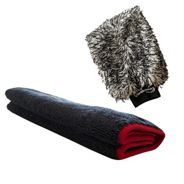 CarGlowGoods Fluffy Wipe Pro Duży Ręcznik do suszenia auta 60x90 600GSM