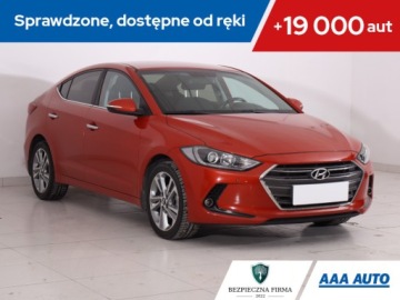 Hyundai Elantra VI Sedan 1.6 MPI 128KM 2017 Hyundai Elantra 1.6 CVVT, Salon Polska