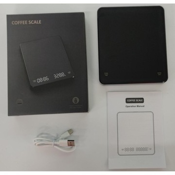 ЭЛЕКТРИЧЕСКИЕ КУХОННЫЕ ВЕСЫ СВЕТОДИОДНЫЕ 0,1 Г, КОФЕЙНЫЕ ВЕСЫ С ТАЙМЕРОМ, 1-3000 Г