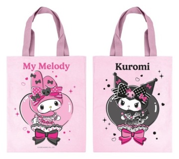 Сумка tote Sanrio My Melody і Kuromi - Рожевий Чорний Вечірка