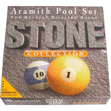 Бильярд для пула Aramith Stone Collection 57,2 мм - набор бильярдных шаров