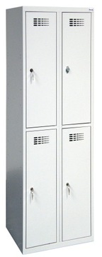 Szafa metalowa socjalna do szatni bhp 4 drzwiowa