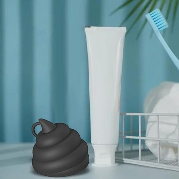 Забавный Дозатор Зубной Пасты Сжимая Зубную Пасту Артефакт Ванной Комнате Черный