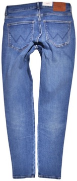 WRANGLER spodnie REGULAR blue jeans SKINNY _ W29 L30