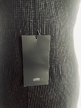 Zara efektowny kombinezon back to black roz.S/36