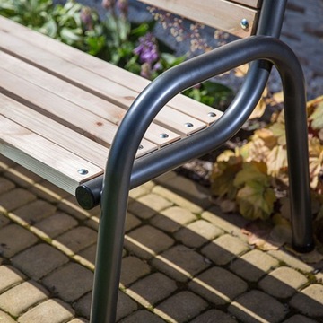 22922 САДОВАЯ СКАМЬЯ ПОЛЬСКАЯ СО СПИНКОЙ 170 СМ