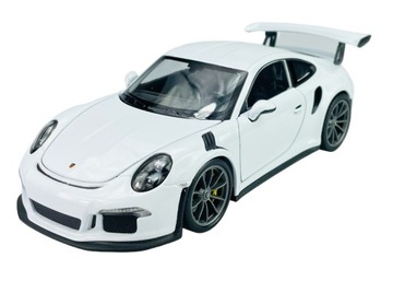WELLY 2016 PORSCHE 911 GT3 RS BIAŁY 1:24 METALOWY NOWY MODEL
