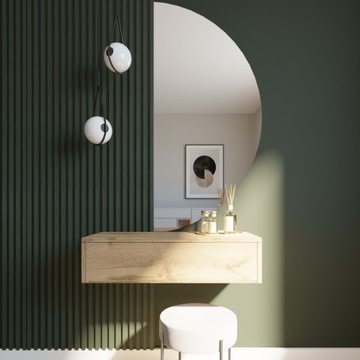 ASTRA 60 Внутренний подвесной шкаф WOTAN OAK MAT Стол