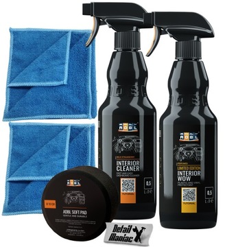 ADBL Zestaw INTERIOR CLEANER + WOW DRESSING 500ML