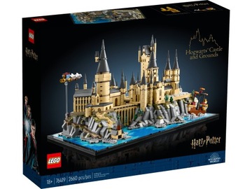 LEGO HARRY POTTER 76419 ZAMEK HOGWART I BŁONIA zestaw klocków +14 lat