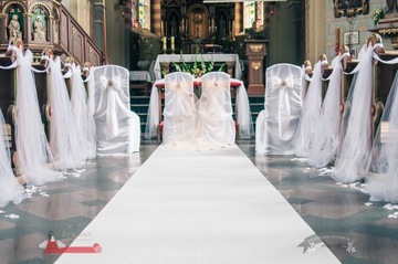 белый церковный венчальный ковер, ширина 1,5 м, ST III