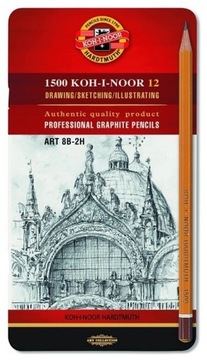 Ołówek grafitowy 1502/II 8B-2H