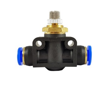dławik zawór precyzyjny wąż 6mm regulator przepł.