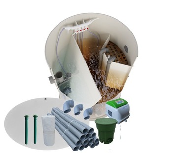 Oczyszczalnia Biologiczna VH6 Light z 36 mb drenażem 2-6 Osób
