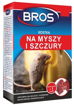 BROS NA MYSZY KOSTKA 250g TRUTKA SZCZURY GRYZONI