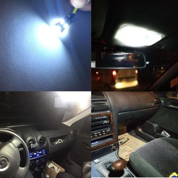 Светодиодная лампочка 8SMD 1210 W5W T10 Blue Parking