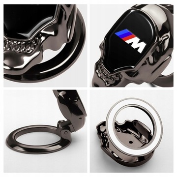 Наклейка старт-стоп в салоне автомобиля с логотипом BMW M