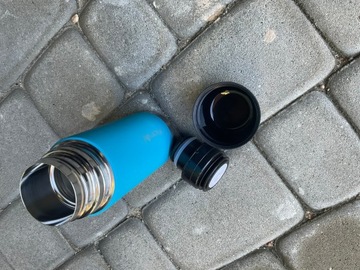 ДЕТСКИЙ ТЕРМОС КРУЖКА ДЛЯ ШКОЛЫ 350 синий STEEL LIGHT TOURIST