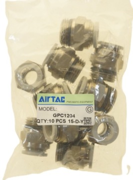 Złączka wtykowa prosta z uszczelką AIRTAC GPC1204 1/2-12 mm
