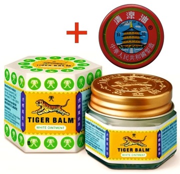 Maść Tygrysia Biała TIGER BALM + Essential Balm, mięśnie, kości, chłodząca,