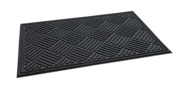 WYCIERACZKA ECO RIB -CROSSHATCH 60X90 BLACK (1 SZT)