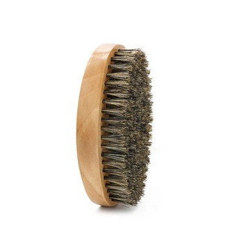 Professional Soft Boar Bristle Wood Beard Brush Hairdresser Shaving Brush