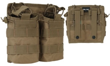 4 МАГАЗИНА AK-47 M16 MIL-TEC OPEN DOUBLE COYOTE +GR.