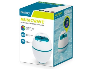 Плавающий динамик Bestway MusicWave с Bluetooth и светодиодной подсветкой 58700
