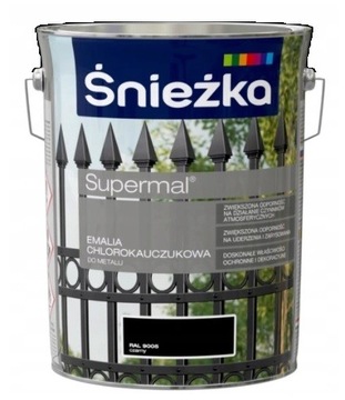 ŚNIEŻKA EMALIA CHLOROKAUCZUK 5L CZARNY