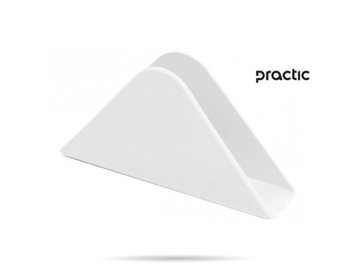 Салфетница пластиковая белая 14х7,5 см PABLO PRACTIC