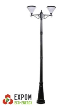 Solarna lampa latarnia ogrodowa