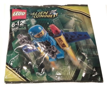 Новий Мініфігурка LEGO 30141 Alien Conquest Jetpack MISB 2011 Space