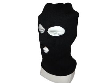 БАЛАКЛАВА БАЛАКЛАВА - 3 отверстия / акрил / черный