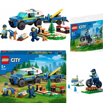 ZESTAW LEGO CITY 60369 SZKOLENIE PSÓW POLICYJNYCH + GRATIS LEGO CITY 30638