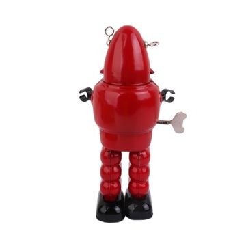 Винтажный красный робот