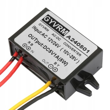 AC 12V 24V NA DC 5V 1A MODUŁ ZASILACZA KONWERTER REGULATOR
