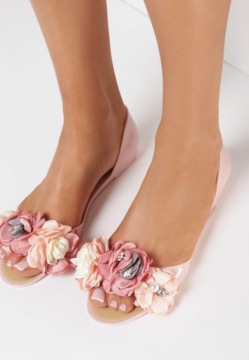 Born2Be Różowe Balerinki damskie 41 Guma