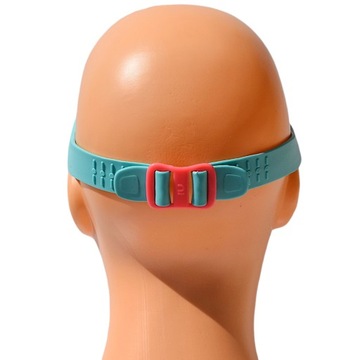 Детская маска для плавания розовая Панорамные очки