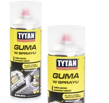 Tytan Guma w sprayu bezbarwna uszczelniacz 400m