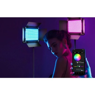 Студийный комплект Neewer 660 PRO RGB LED, 2 лампы по 50 Вт + 2 штатива + 2 ворот