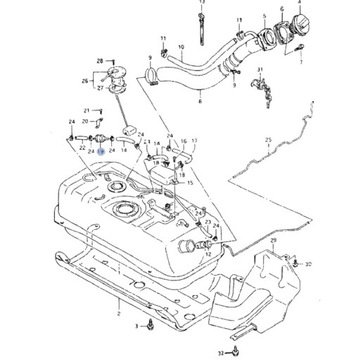 VENTIL VRATNÝ NÁDRŽE PALIVA SUZUKI SAMURAI VITARA GRAND 85451-751