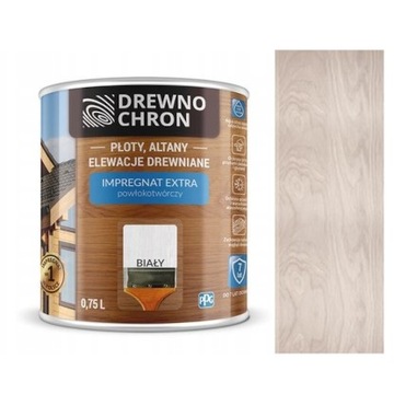 DREWNOCHRON IMPREGNAT EXTRA 0,75L BIAŁY