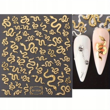 ЗОЛОТЫЕ НАКЛЕЙКИ ДЛЯ НОГТЕЙ GOLD SENSES TH-1028