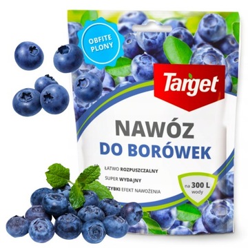 TARGET NAWÓZ ROZPUSZCZALNY DO BORÓWEK PLONY 150G