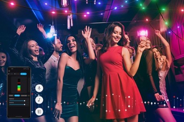 УМНАЯ НЕОНОВАЯ RGBIC СВЕТОДИОДНАЯ ЛЕНТА Bluetooth 5M IP65 USB ОГНИ ДЛЯ РОЖДЕСТВЕНСКОЙ ЕЛКИ УКРАШЕНИЯ