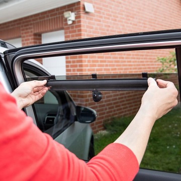 Автомобильные СОЛНЦЕЗАЩИТНЫЕ ШТОРЫ 2 шт Heyner